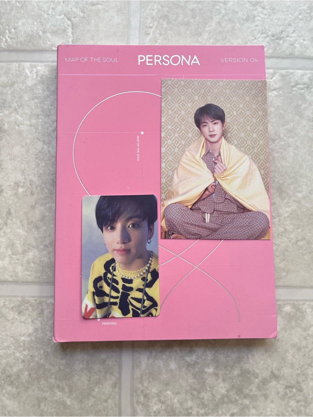 BTS Persona Version 4 Album JK Photocard And Jin
